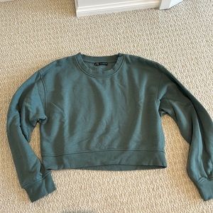 Zara cropped crewneck